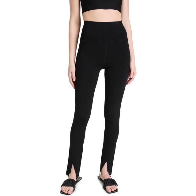 Victoria Beckham Body high-rise split-cuff leggings - black (UK 12)