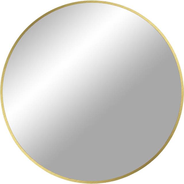 Madrid spegel Ø80 cm svart.