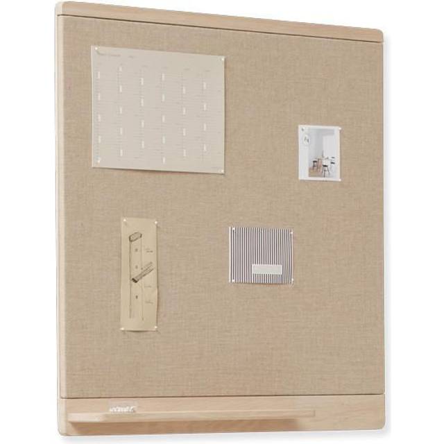 Form & Refine - Rim Pin Board 75x75cm - eiche weiß/geölt/BxHxT 75x75x11cm - white oak (75.0 x 75.0 x 11.0cm)