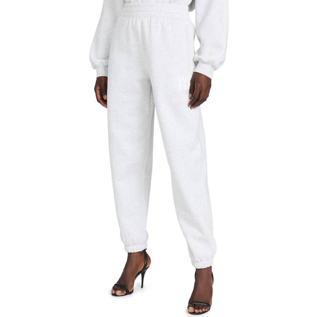 Alexander Wang Foundation Terry Classic Sweatpant in Light Heather Grey - Gray. Size S (also in L, M, XS). (S)