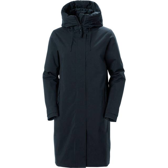 Helly Hansen Women Victoria Insulated Rain Coat With Hood Black S