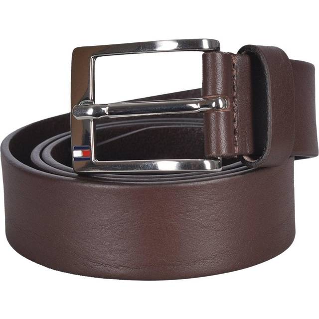 New Aly Leather Belt 3.5cm - Dark Brown - 85CM