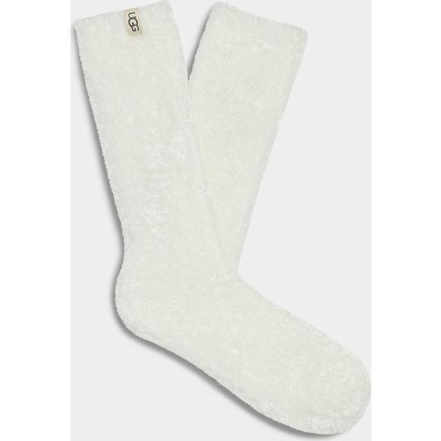 UGG Women's Leda Cozy Sock  White  One Size