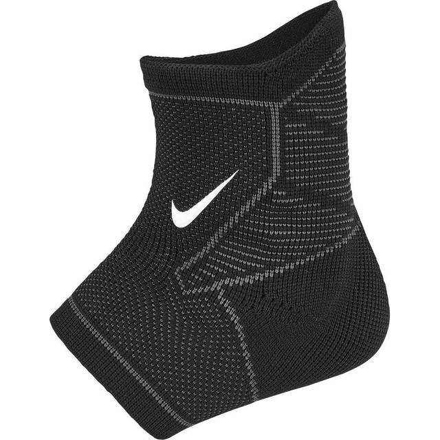(XL) Nike Pro Knit Ankle Sleeve Black White