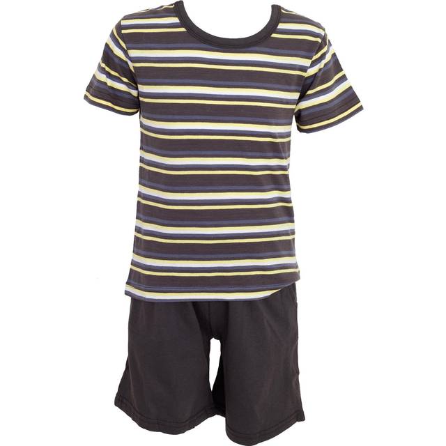 Tom Franks Traditionell rutig herrpyjamas L grå