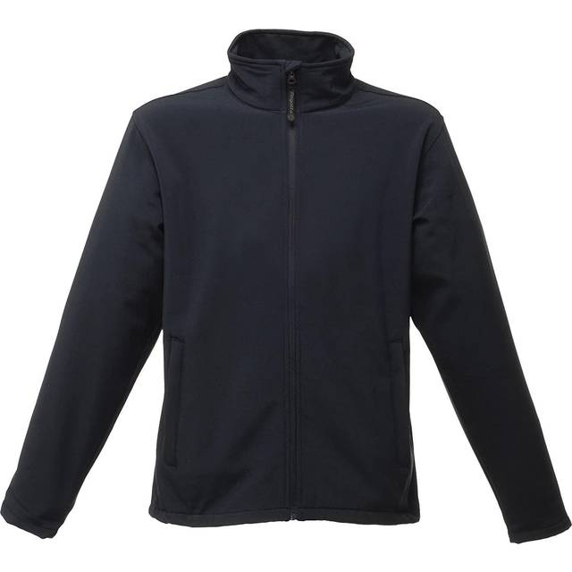 Regatta Reid Mens Softshell Wind Resistant Water Repellent Jacket - Black - Size Large