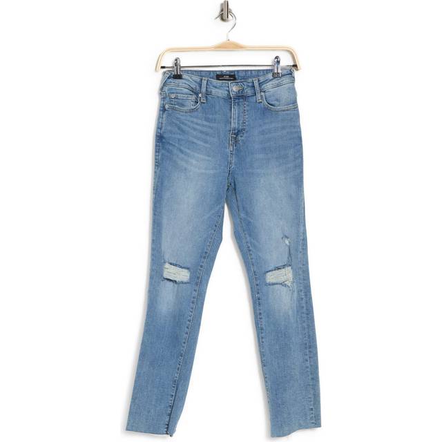 True Religion Kvinnors Starr High Rise Bite Out Hem Jean, Naturskön väg, 25W normal