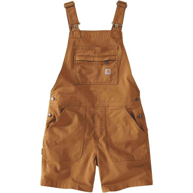 Carhartt Canvas, dungaree-shorts women , color: Brown , size: XS