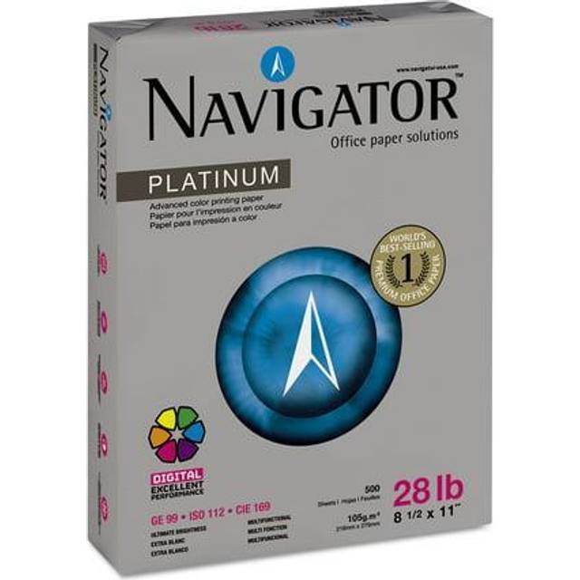 Soporcel NPL1128 Platinum Office Paper  99 Brightness  28lb  Letter  White  2 500 Sheets