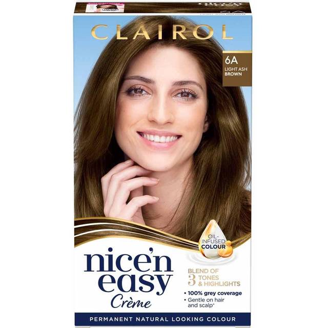 Clairol Nice 'n Easy Hair Dye 6A Light Ash Brown