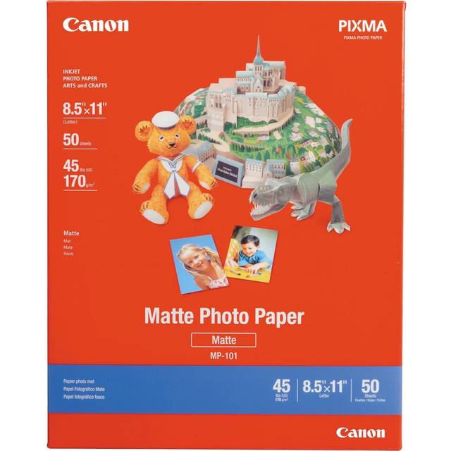 Canon 7981A004 Photo Paper Plus  Matte  8-1/2 x 11 (Pack of 50 Sheets)