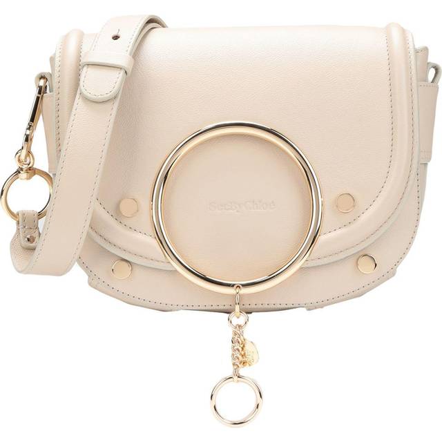 See By Chloé Mara Crossbody Bag Woman Cross-body bag Beige Size - Bovine leather - --