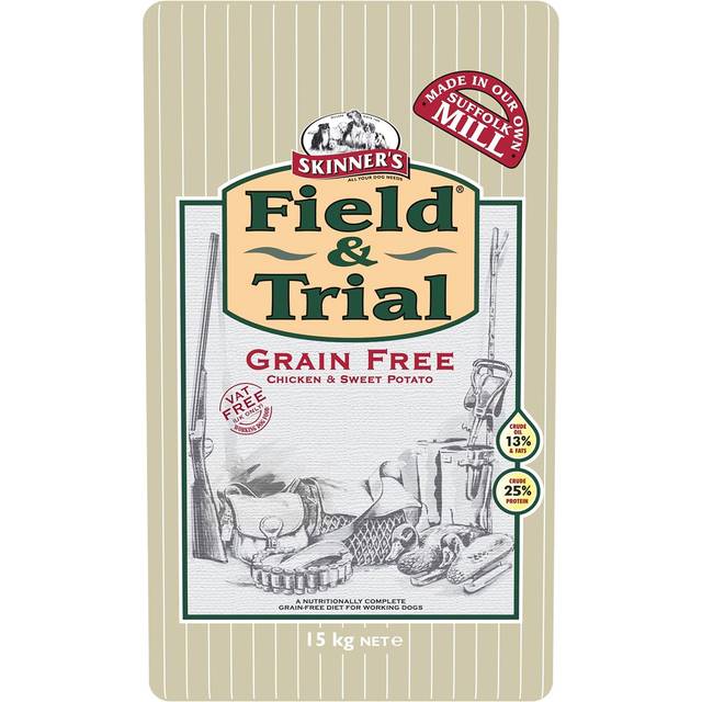 Skinners Field and Trial Grain Free Chicken and Sweet Potato Working Dog Food - 15kg