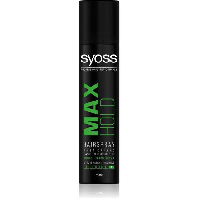 Syoss Max Hold Hårspray Med extra stark fixering mini 75 ml
