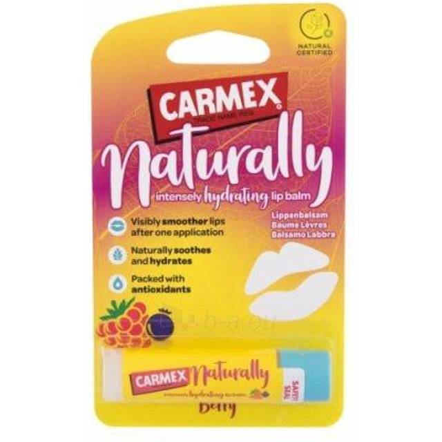 Carmex Naturally Berry Lip Balm Balm for intensive hydration of the lips 4 25 g