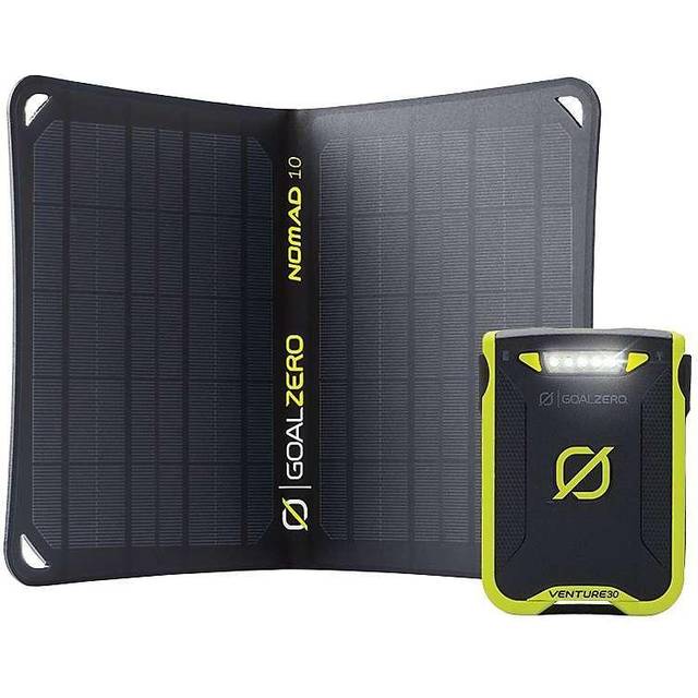 Goal Zero Venture 35 Solar Kit with Nomad 10 in Black