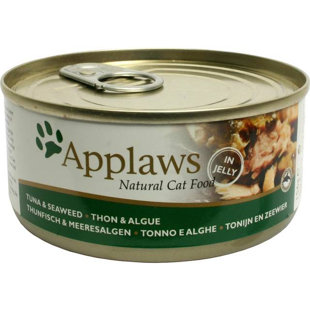 Applaws Cat Dåsemad, Tuna Fillet with Seaweed in Broth, 156g