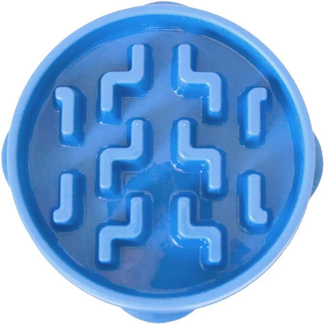 Outward Hound Fun Feeder Slo-Bowl Blue Small 20,5x5cm