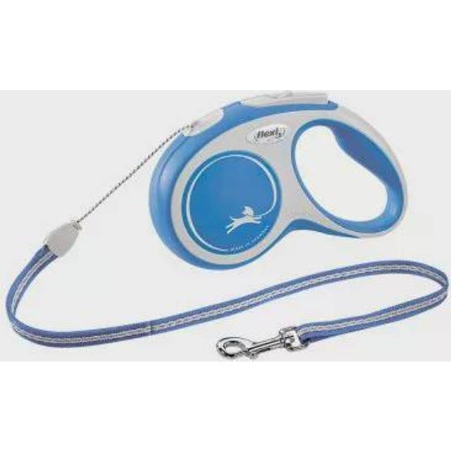 Flexi New Comfort Koppel Med Snöre 5 m - Blue - blue