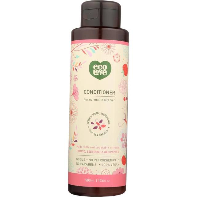 Eco Love, Conditioner, For Normal to Oily Hair, Tomato, Beetroot & Red Pepper, 17.6 fl oz (500 ml)