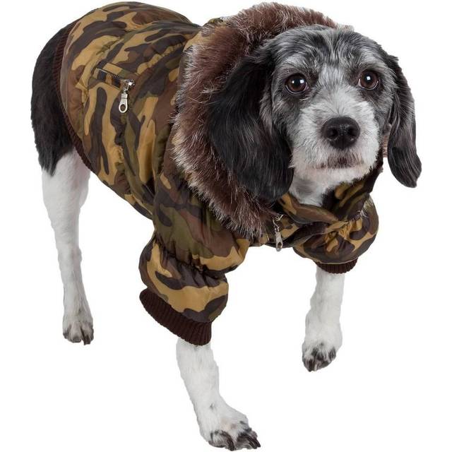 Pet Life Metallic Fashion Pet Parka Coat