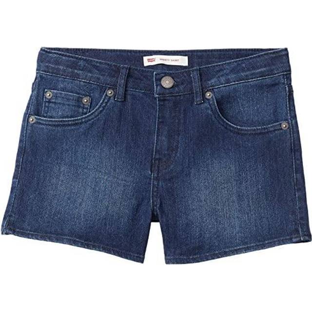 Levi's Girls' Girlfriend Fit Denim Shorty Shorts  Floral Blooms  6