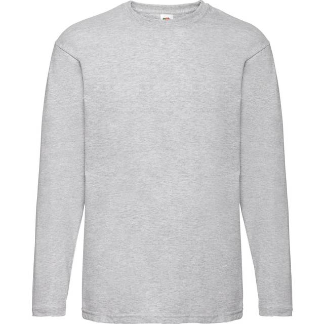 Fruit Of The Loom Valueweight Long Sleeve T-Shirt 61038 White 2XL Colo