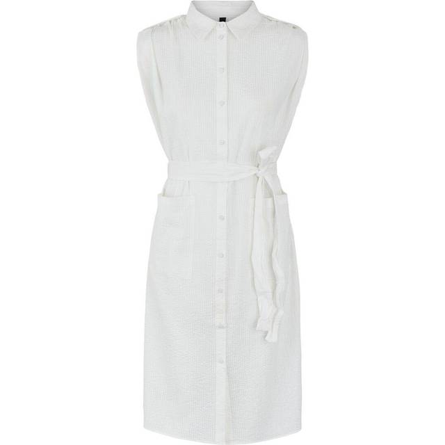 Y.A.S - YASSwatia SL Oversize Dress - Klänning - Star White - L