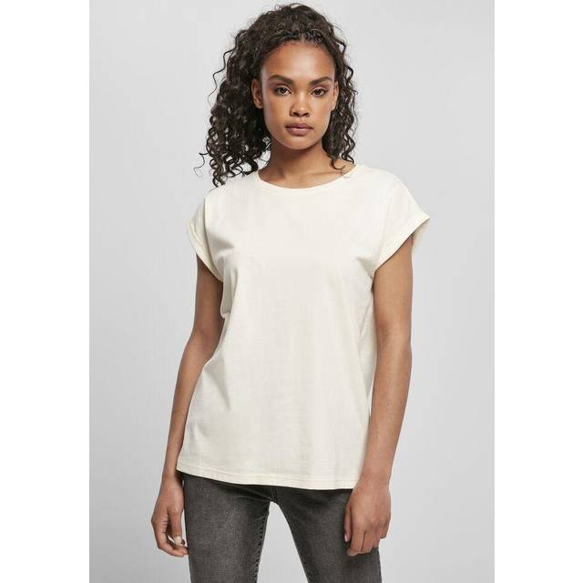 Women's T-shirt Urban Classics organic extended shoulder - Rouge