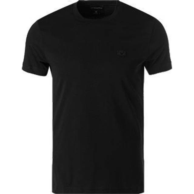 Emporio Armani, T-Shirts, male, Blue, S, Classic Short Sleeve T-Shirt