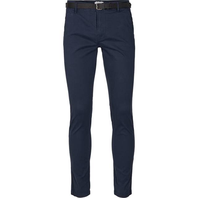 LINDBERGH Classic Stretch Chino W?. Belt |Marinblå |30 x 30