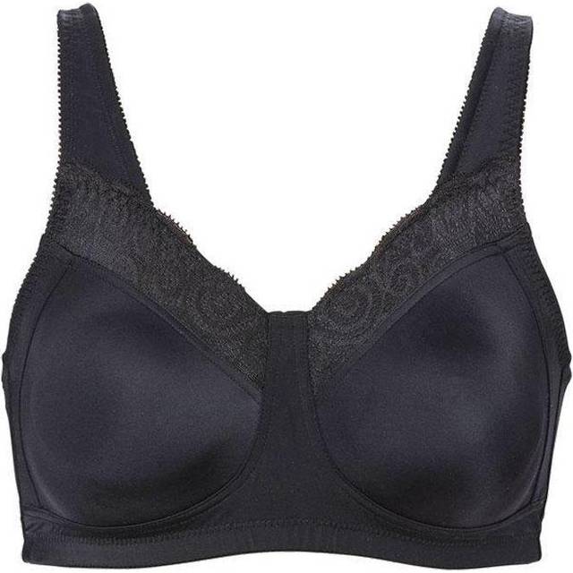 Trofe Linnea Prosthetic Wireless Bra - Black - D 70