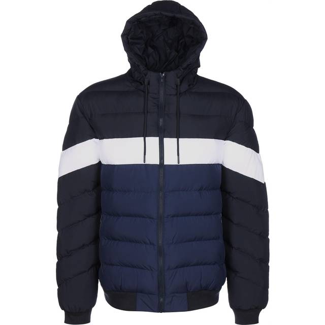 Jacket Urban Classics colorblock bubble - Bleu - L
