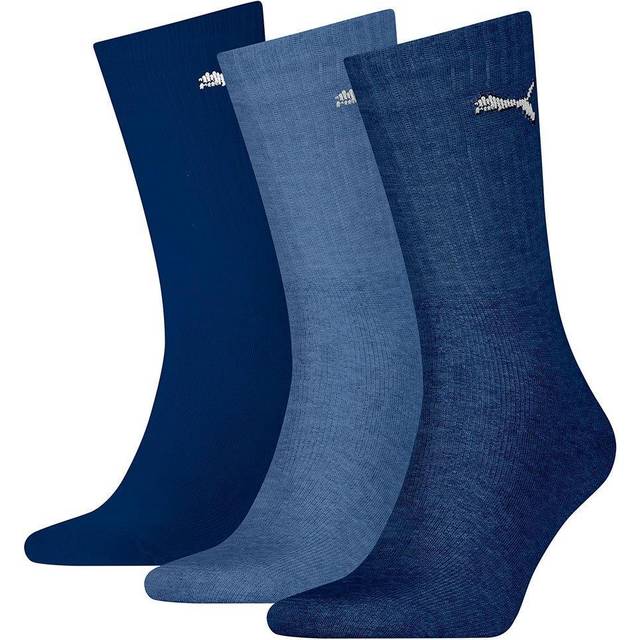 Puma 3-pack Unisex Light Crew Socks - Black - Strl 43/46 * Kampanj *