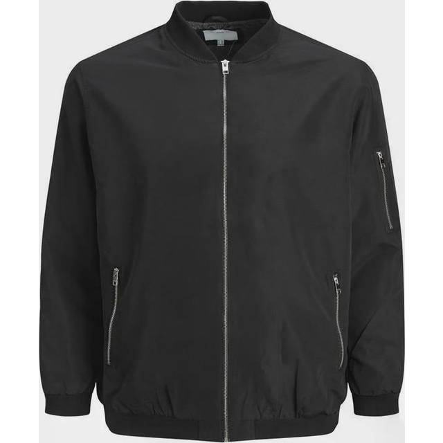 Jack & Jones Plus Size Rush Bomber Jacket Navy Blazer