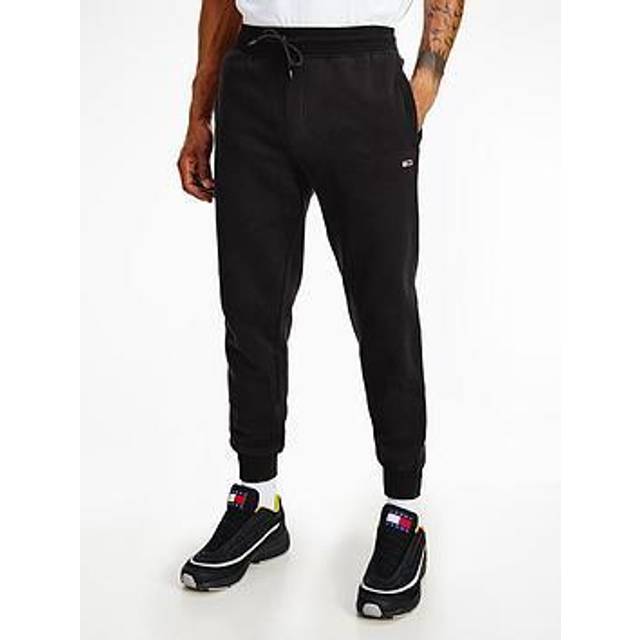 Tommy Jeans herr Slim Fleece Joggers, Grå, Lt Grey Htr, XS