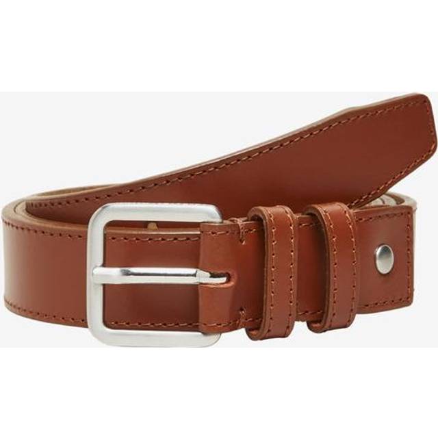 SELECTED HOMME Slhhenry Leather Belt Noos |Brun |85