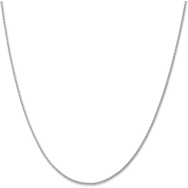 Quality Gold PEN270-16 14K White Gold 1.5 mm Diamond-Cut Parisian 16 in. Wheat Chain