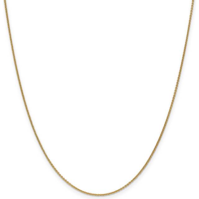 Quality Gold PEN53-16 1 mm x 16 in. 14K Yellow Gold Cable Chain