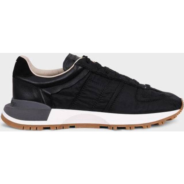 Maison Margiela Men's 5050 Nylon and Suede Runner Trainers - UK 10 - Black