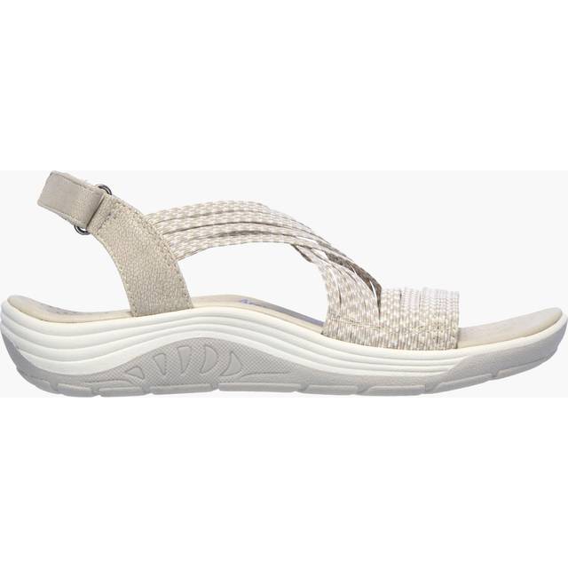 Skechers Dam Reggae-Cup-Oh, snap Sport Sandal, Svart grå Gore, 38 EU