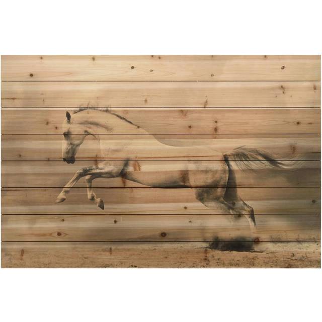 Empire Art Direct ADL-EAD2825-3045 Fine Art Giclee Printed on Solid Fir Wood Planks - Horse