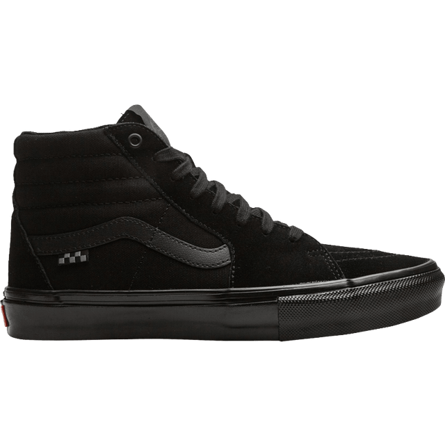 Vans Skate Sk8-Hi Trainers/Shoes, UK 7 Black/Black - Black/Black/Black
