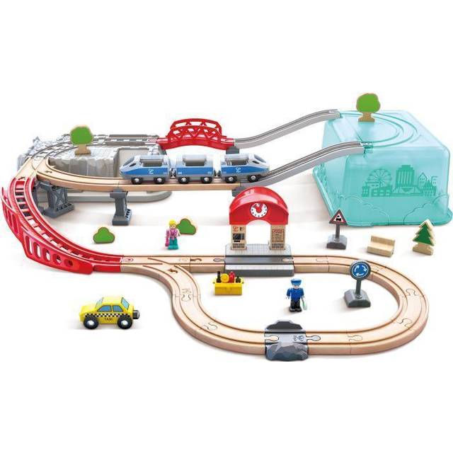 Hape City Train Bucket Set, Multi