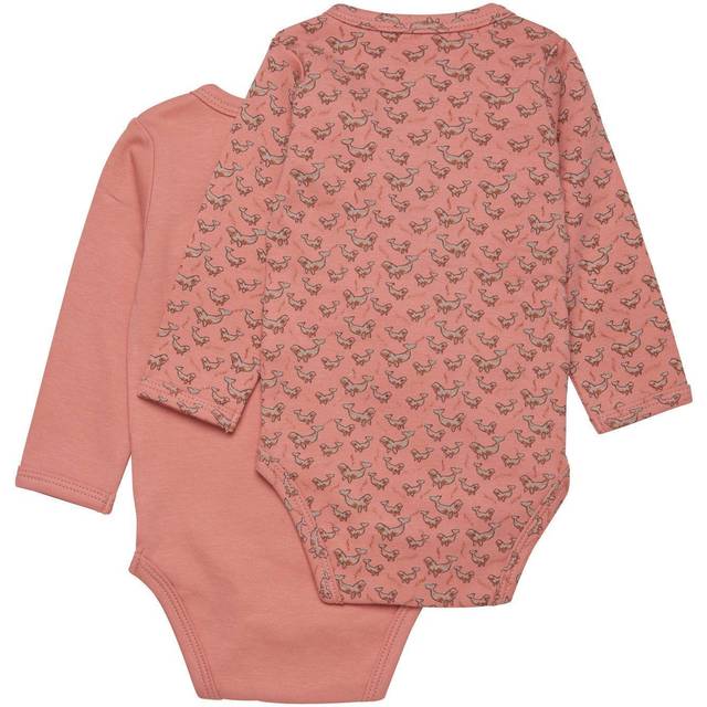 Fixoni Bodys 2-pack, Rose Dawn, 68