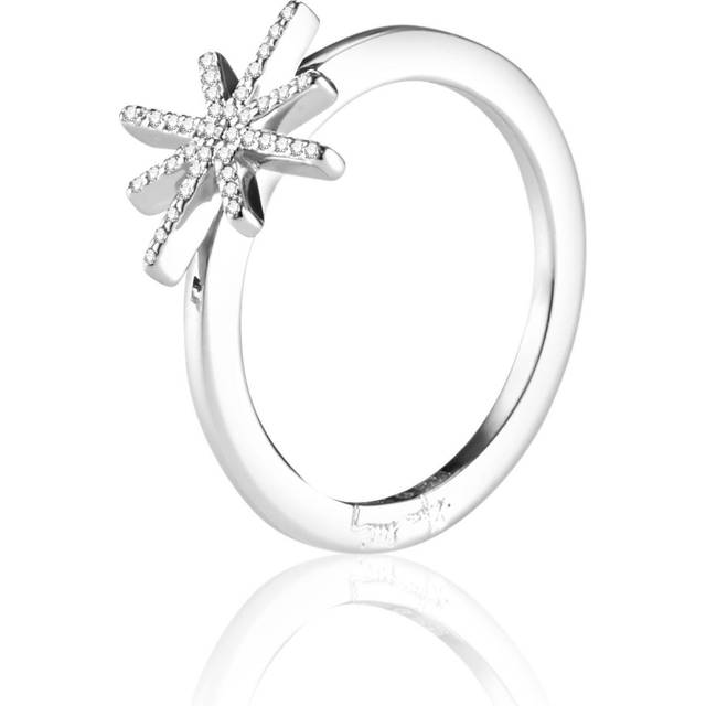 Efva Attling Beam & Stars Ring 15.00 MM - SILVER