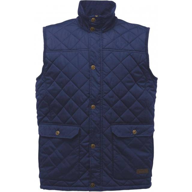 Regatta Mens Tyler Quited Bodywarmer Gilet TRA810 Black