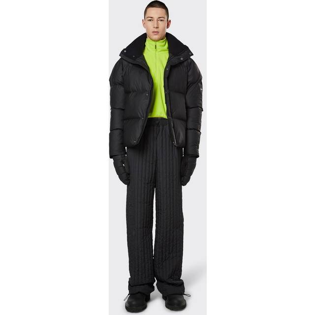 Rains Boxy Puffer Shell Jacket - XL - Black