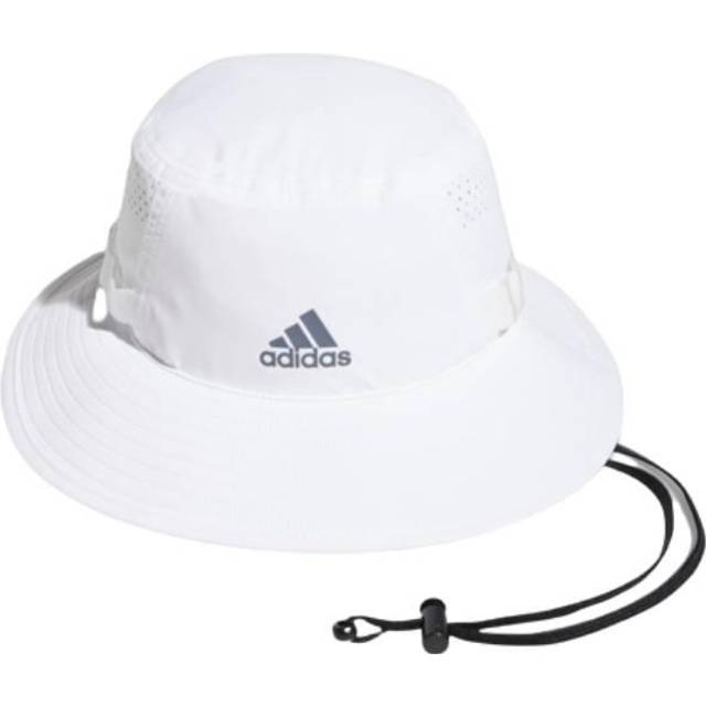 adidas Men's Victory 4 Bucket Hat  White/Onix Grey  Small-Medium