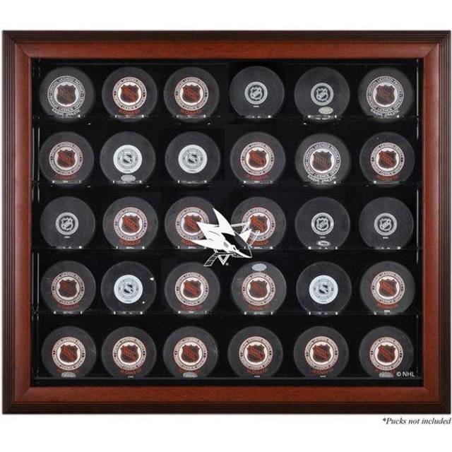 Tampa Bay Lightning 30-Puck Mahogany Display Case